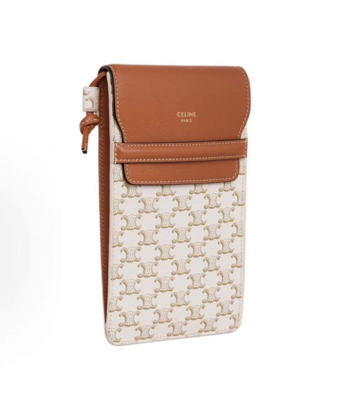 CELINE Бежевая сумка через плечо, фото 5