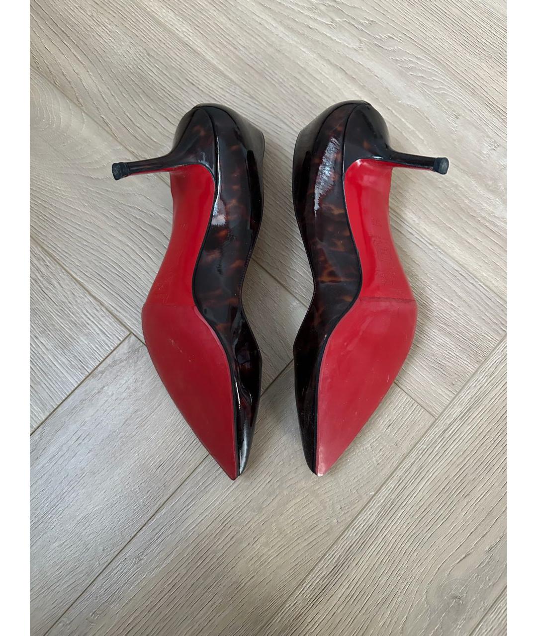 CHRISTIAN LOUBOUTIN Коричневые туфли, фото 8