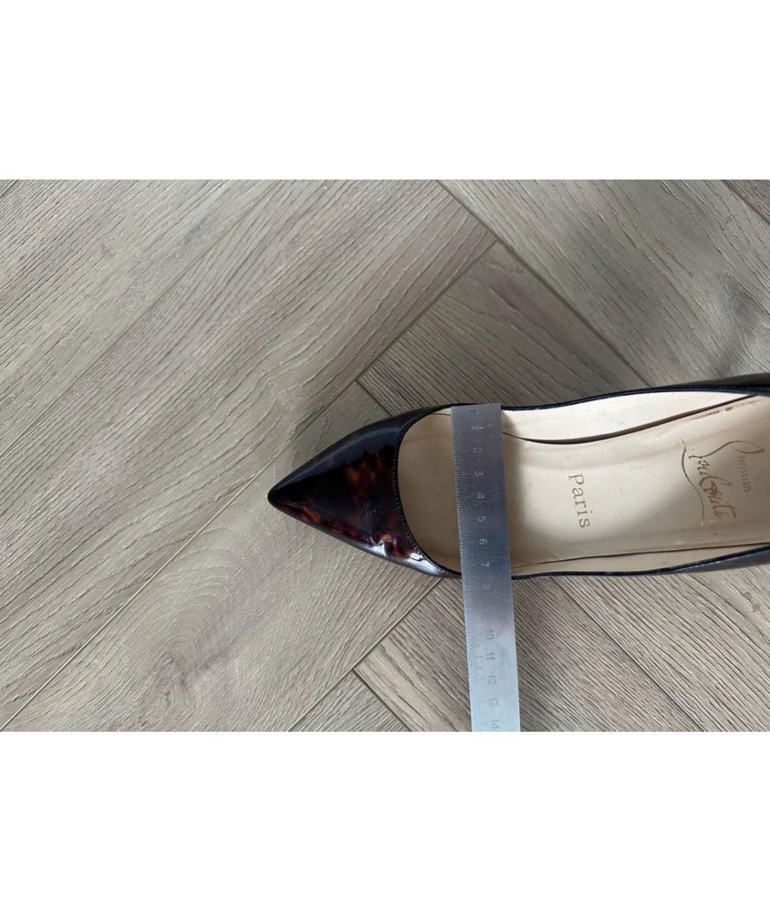 CHRISTIAN LOUBOUTIN Коричневые туфли, фото 7