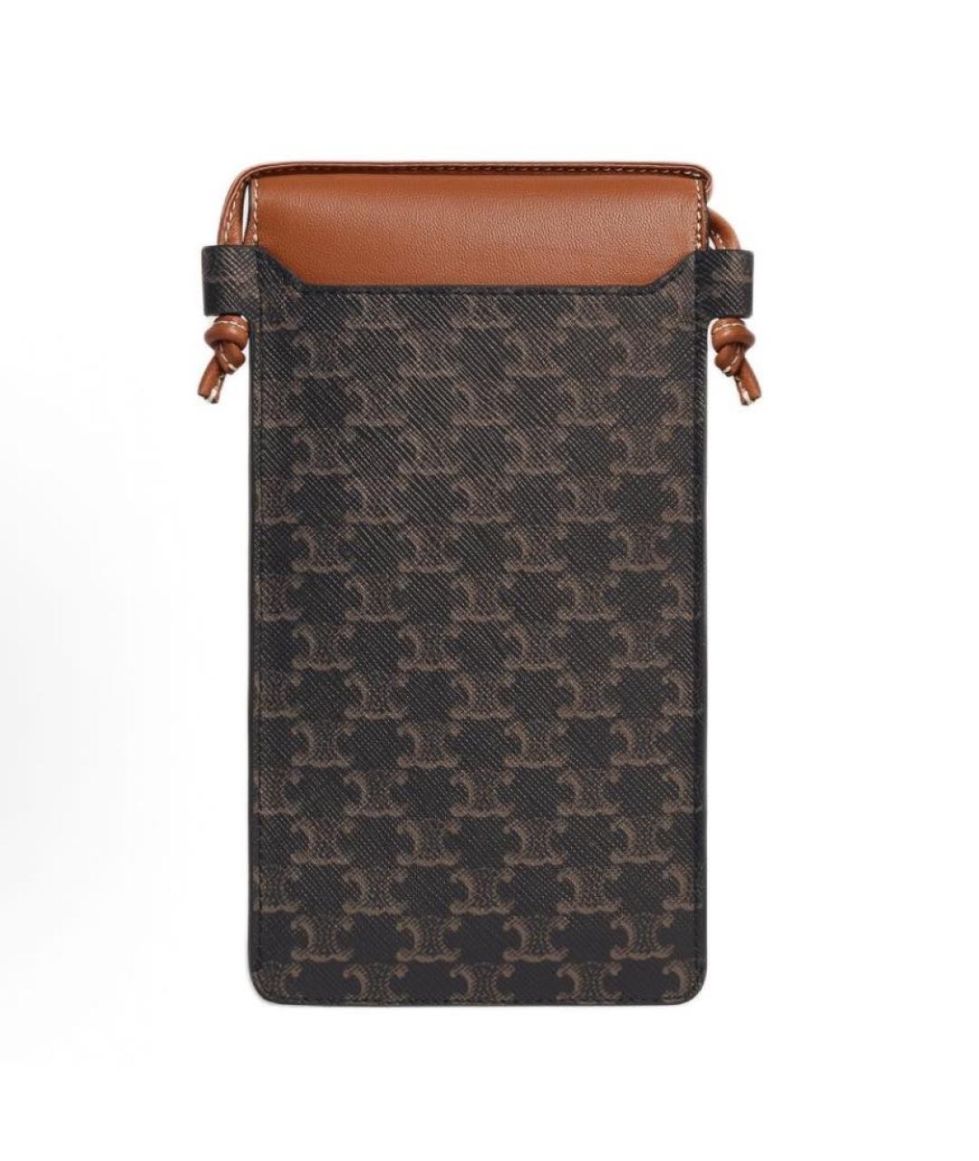 CELINE Коричневая сумка через плечо, фото 2