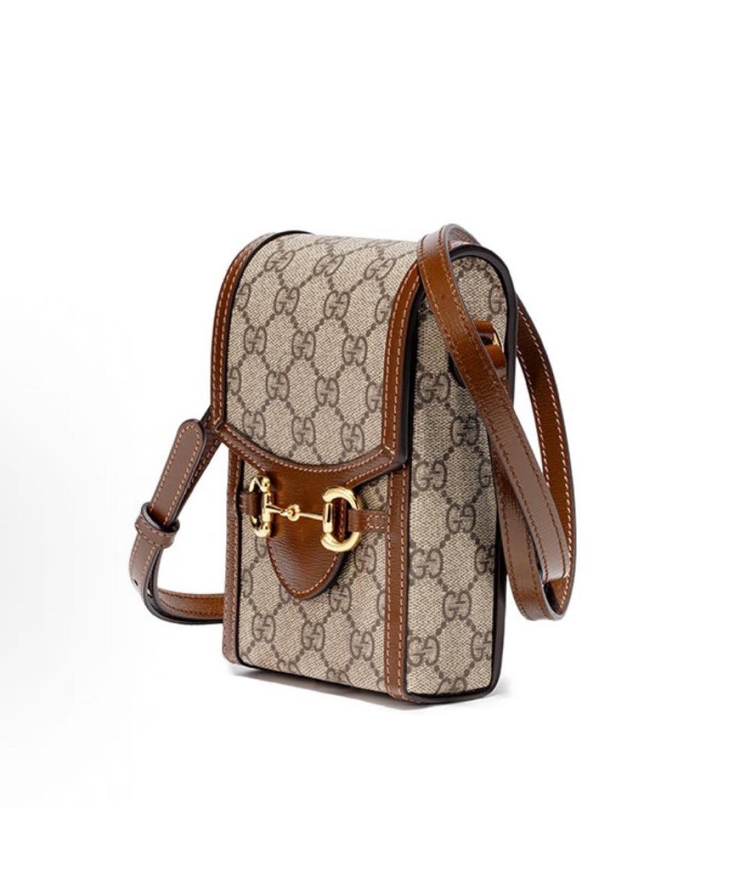 GUCCI Коричневая сумка через плечо, фото 2