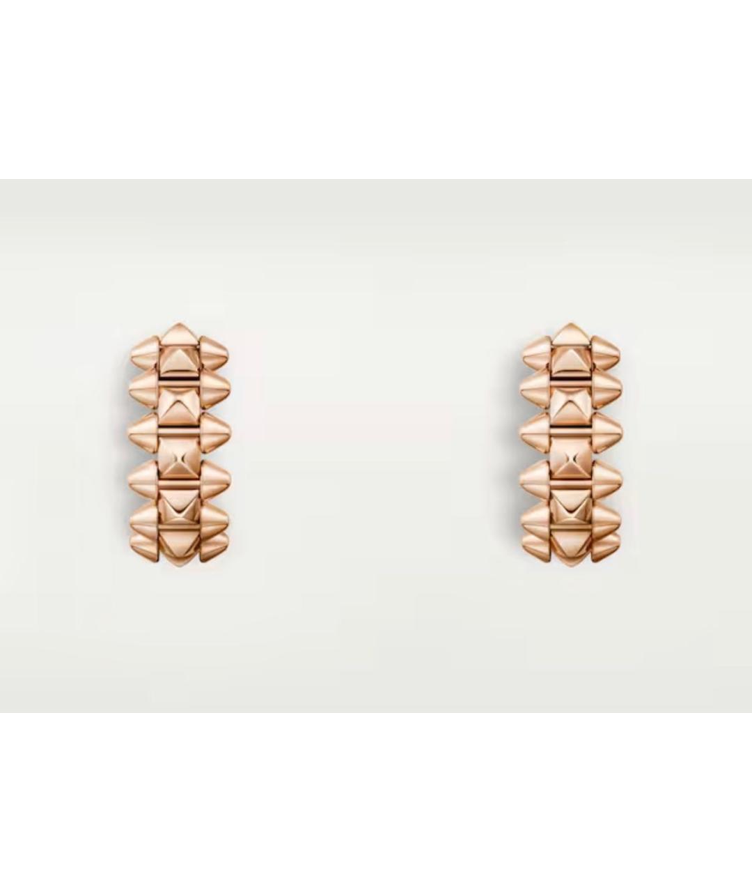 CARTIER Золотые серьги из розового золота, фото 7