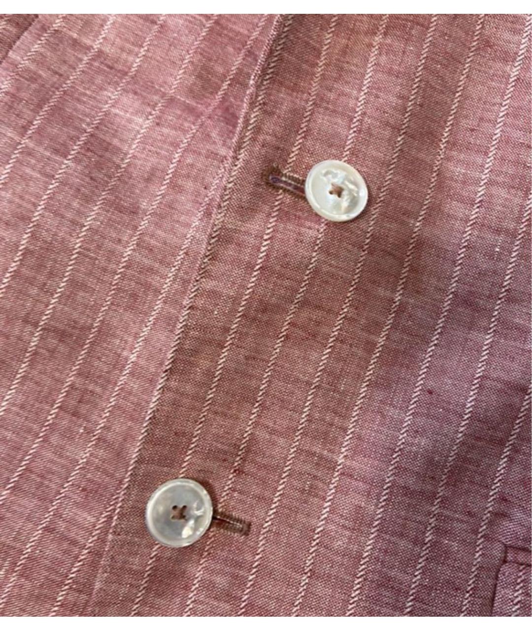 HUGO BOSS Розовый льняной пиджак, фото 4