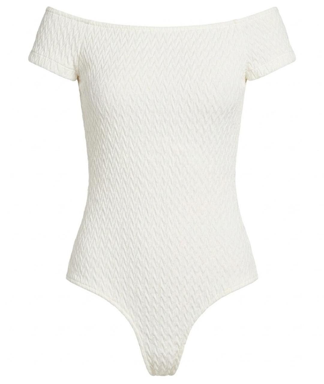 BOTTEGA VENETA Белый полиамидовый купальник, фото 1