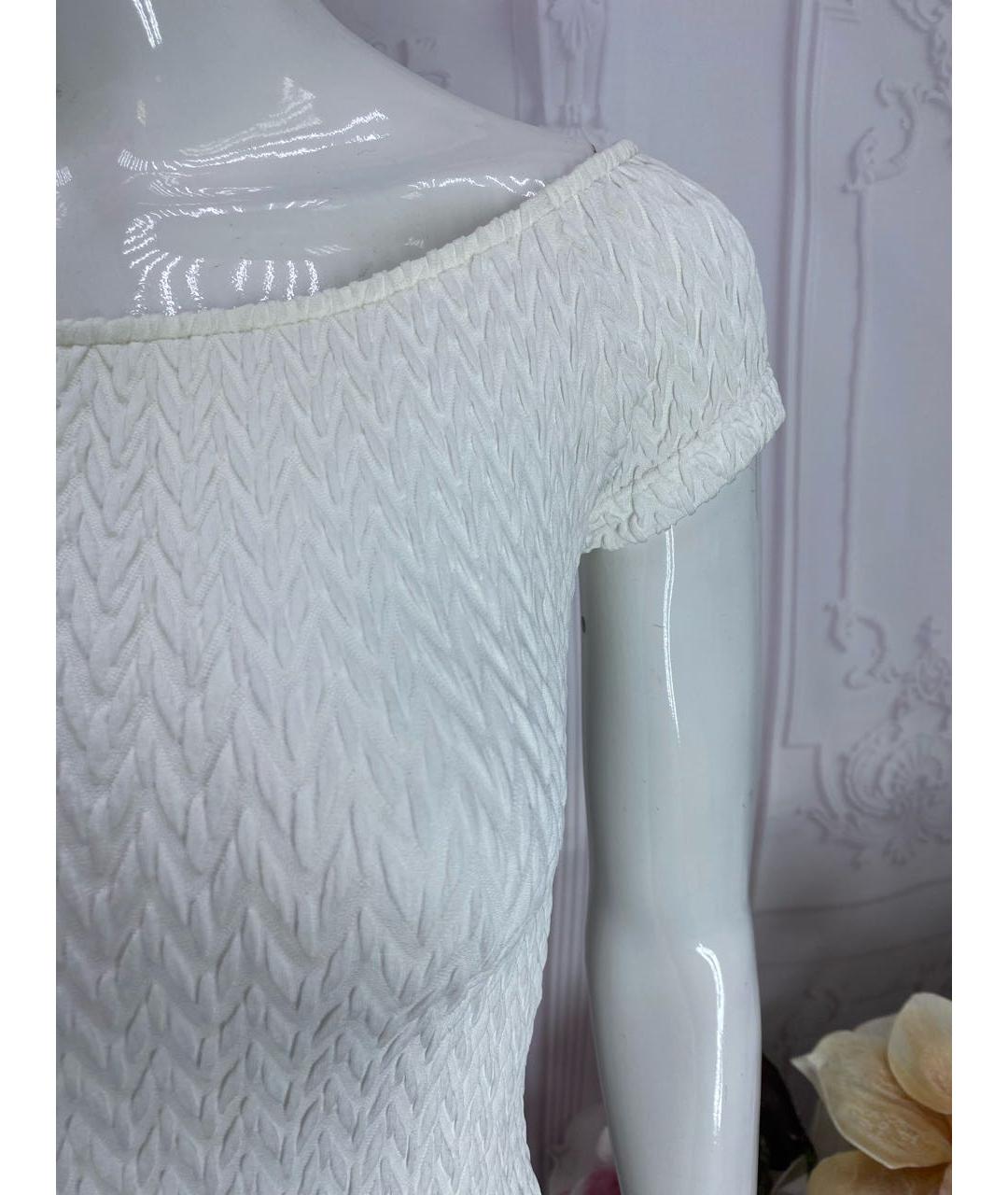 BOTTEGA VENETA Белый полиамидовый купальник, фото 5