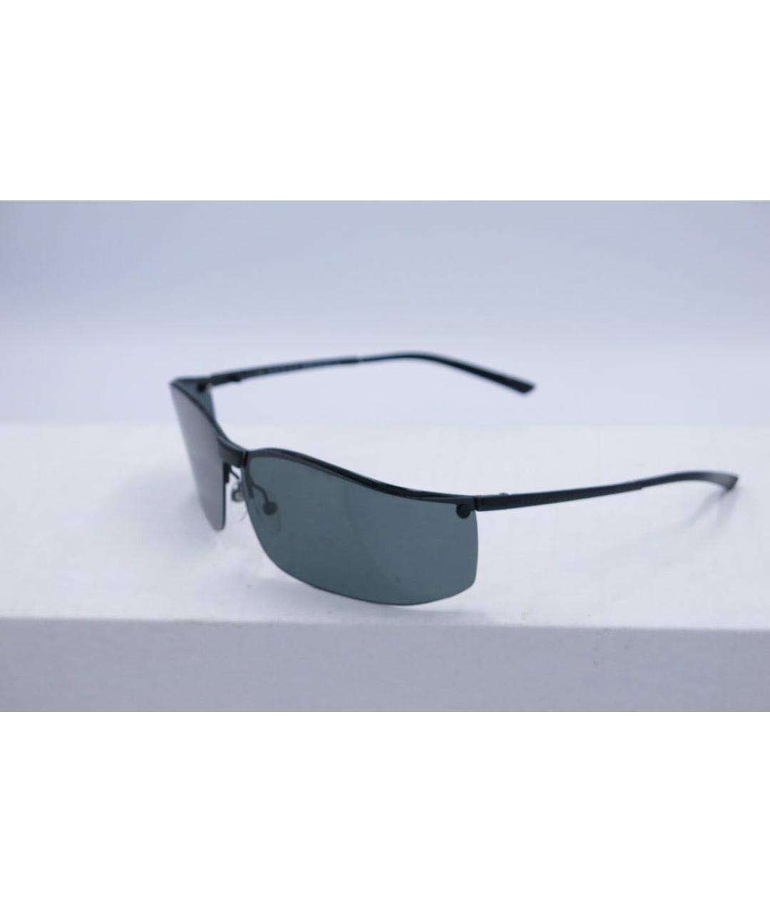 GUCCI Черные пластиковые солнцезащитные очки, фото 8