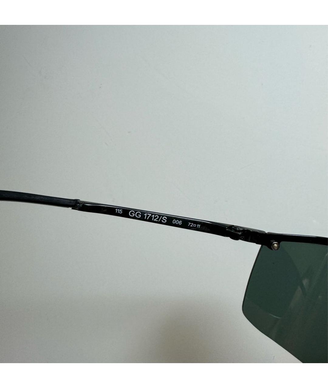 GUCCI Черные пластиковые солнцезащитные очки, фото 5