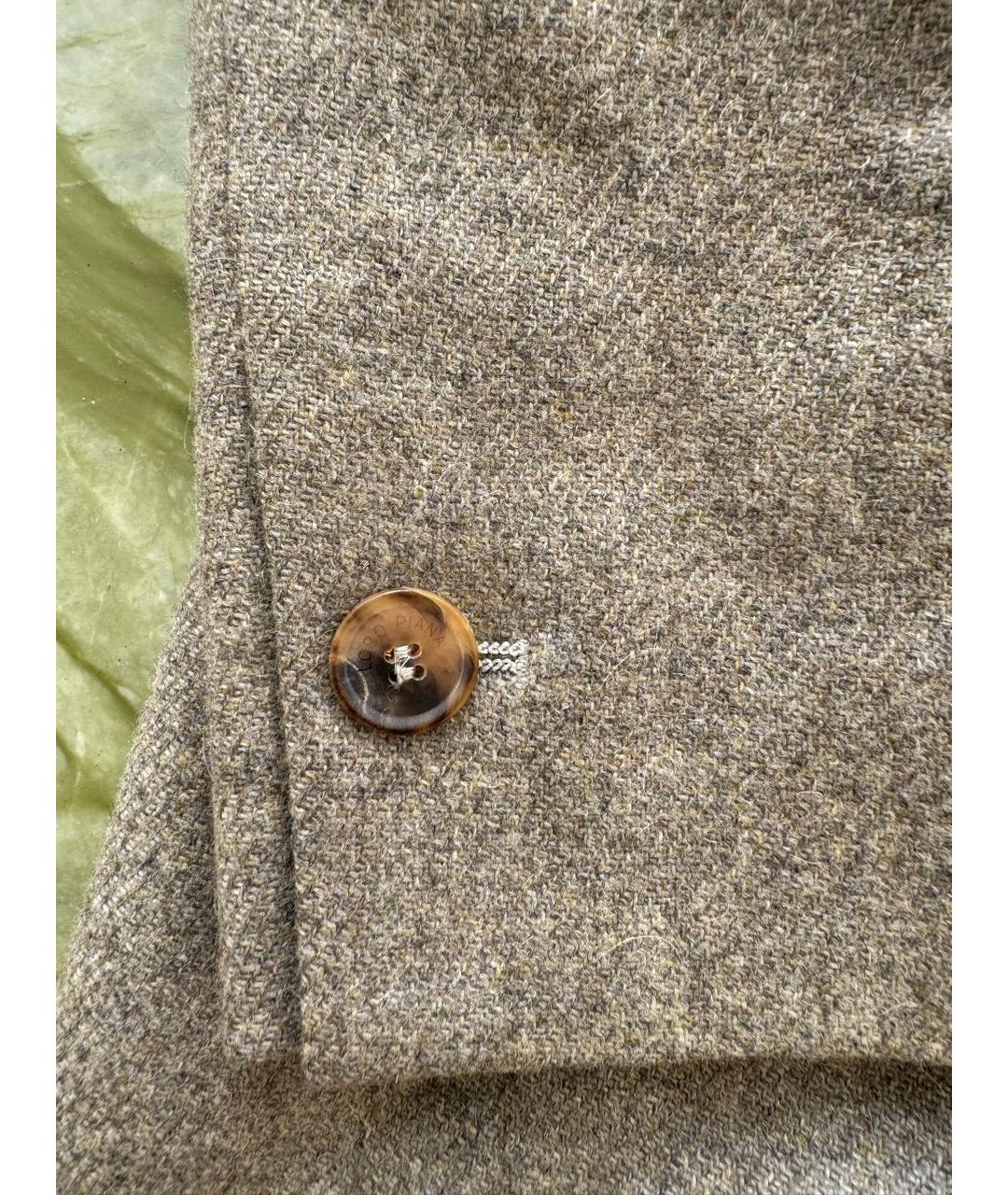 LORO PIANA Бежевое кашемировое пальто, фото 5