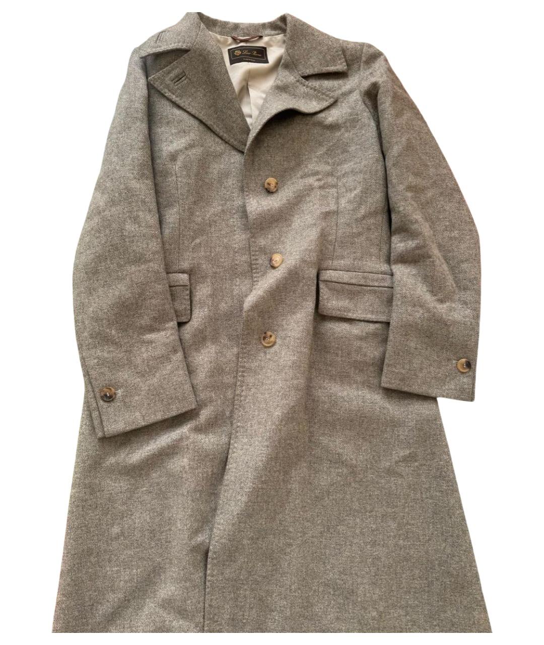 LORO PIANA Бежевое кашемировое пальто, фото 1
