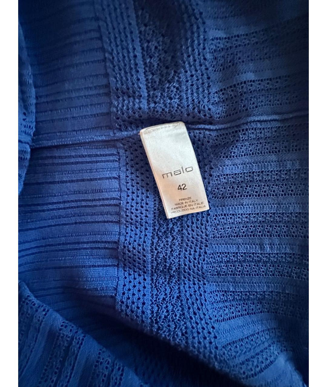 MALO Синее платье, фото 4