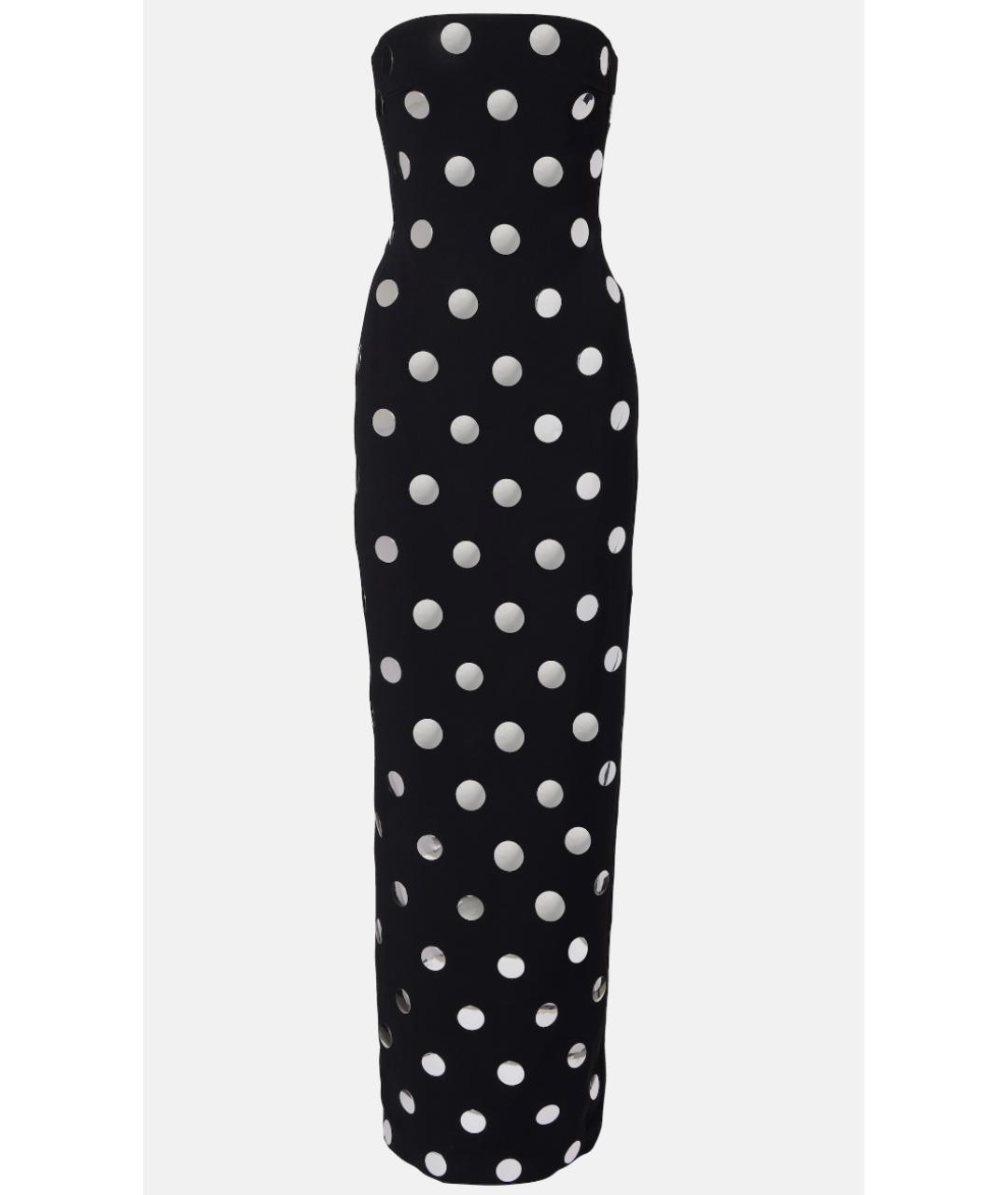 DAVID KOMA Черное вискозное коктейльное платье, фото 5