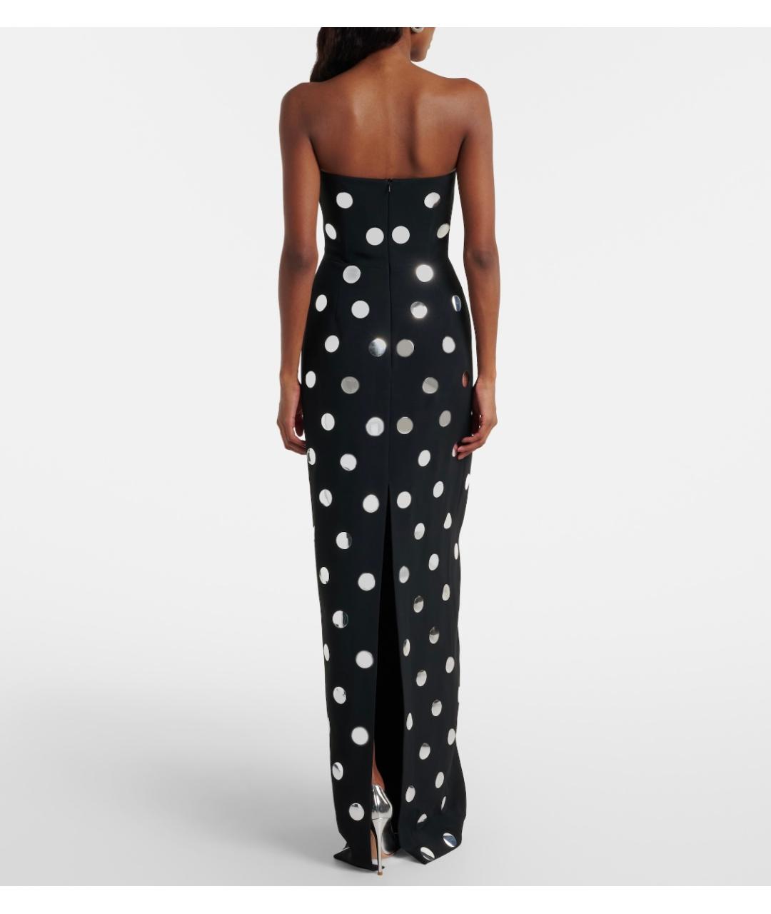 DAVID KOMA Черное вискозное коктейльное платье, фото 3