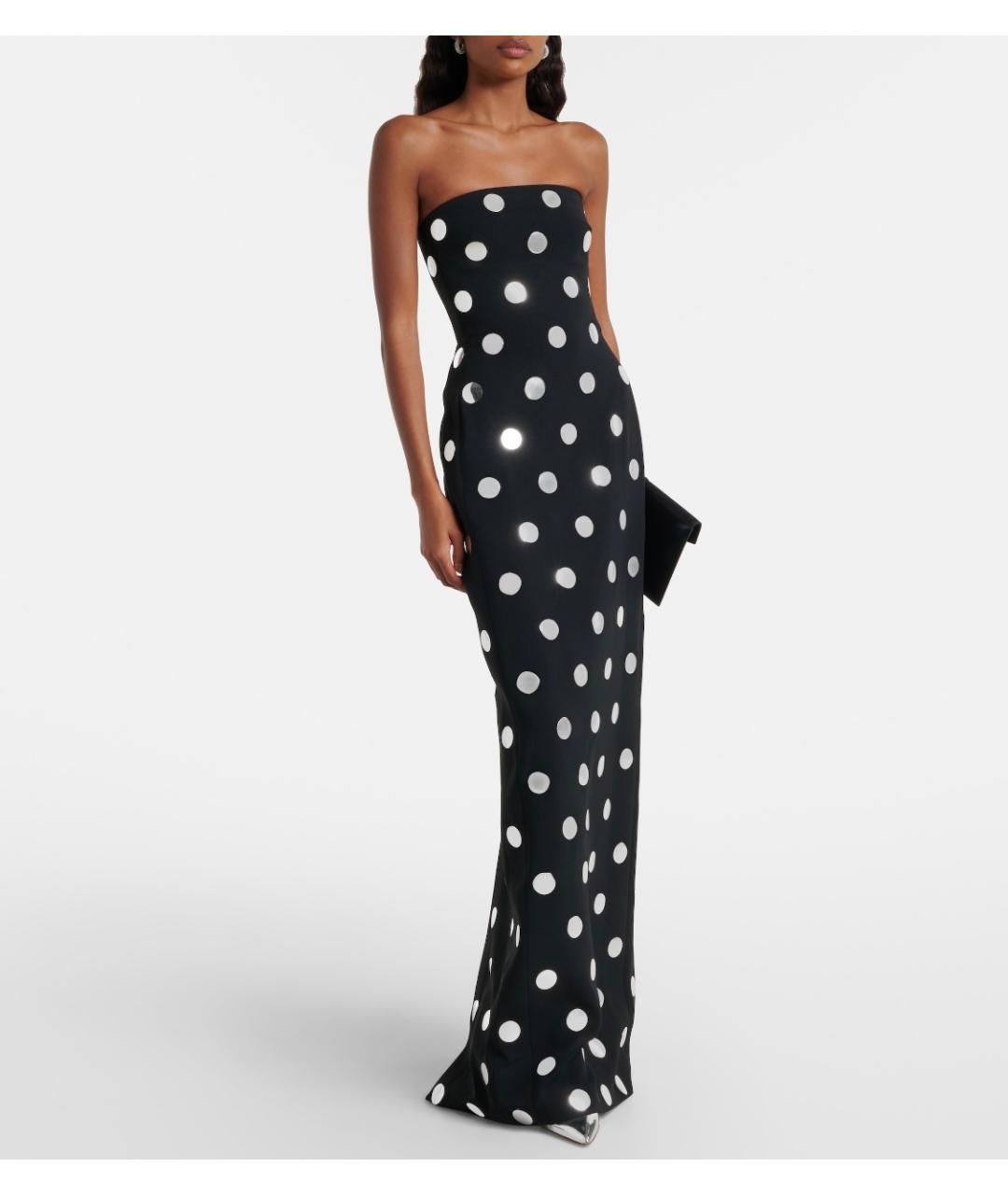 DAVID KOMA Черное вискозное коктейльное платье, фото 2