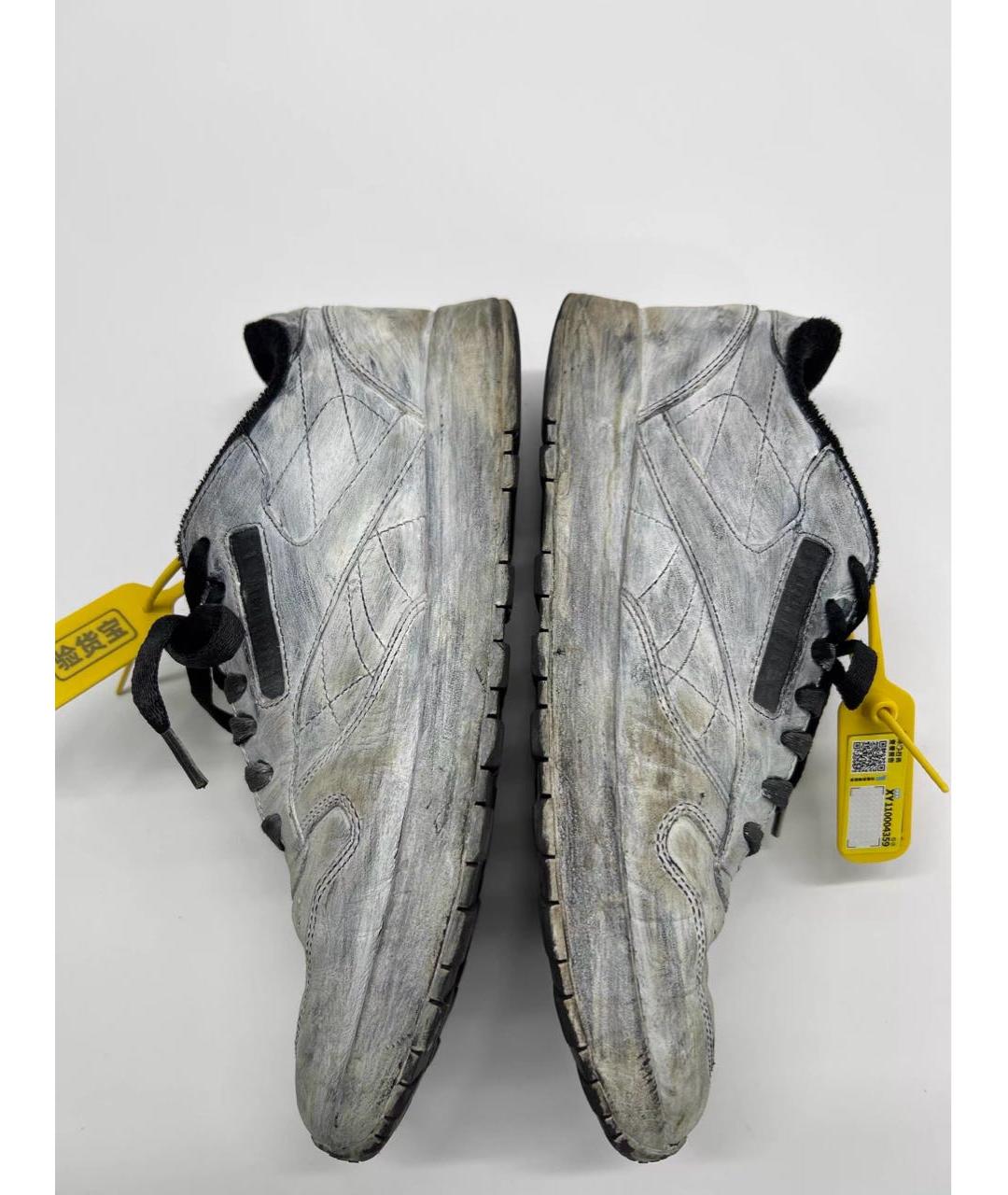 MAISON MARGIELA Белые низкие кроссовки / кеды, фото 4