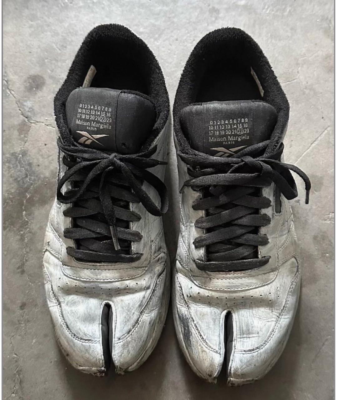 MAISON MARGIELA Белые низкие кроссовки / кеды, фото 2