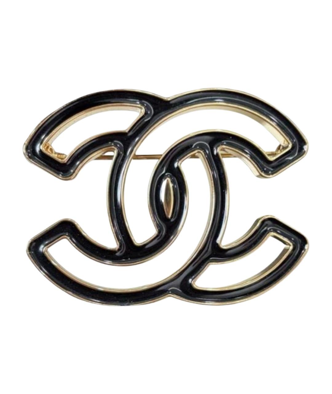 CHANEL Черная булавка / брошь, фото 1