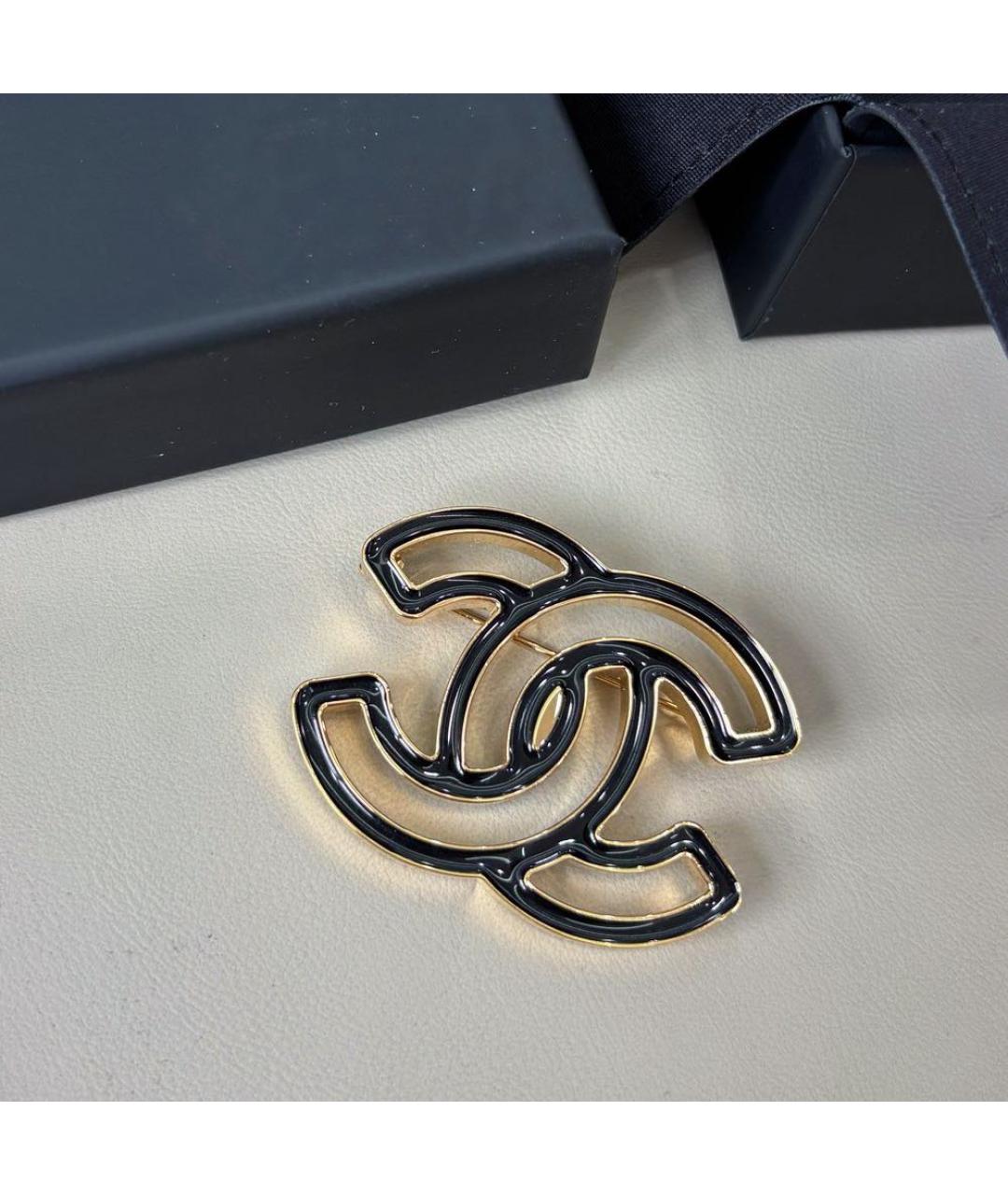 CHANEL Черная булавка / брошь, фото 2