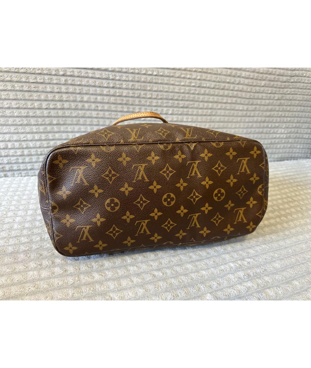 LOUIS VUITTON Коричневая сумка тоут, фото 4