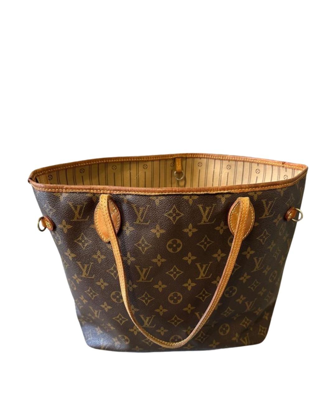 LOUIS VUITTON Коричневая сумка тоут, фото 10