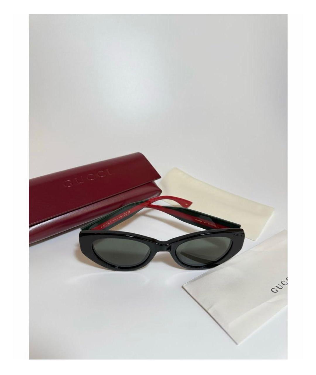 GUCCI Мульти пластиковые солнцезащитные очки, фото 4