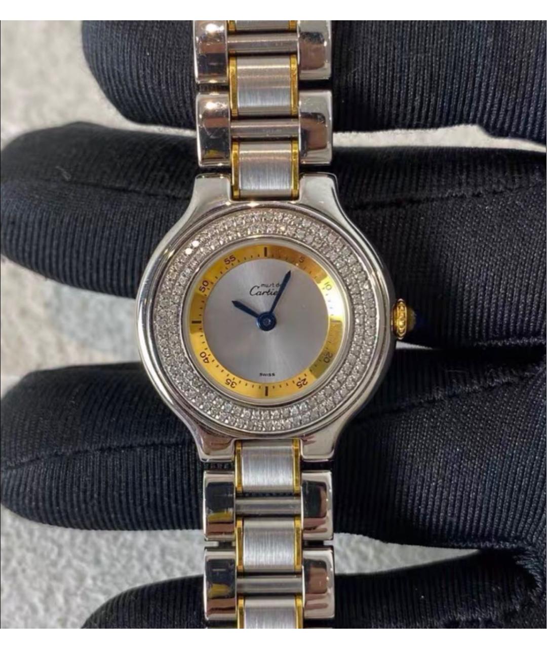 CARTIER Серебряные металлические часы, фото 2