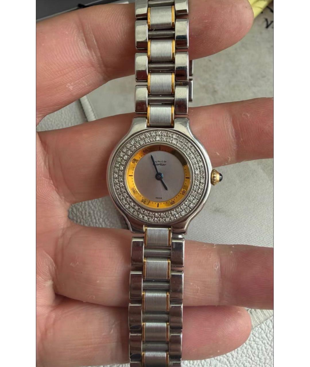 CARTIER Серебряные металлические часы, фото 4