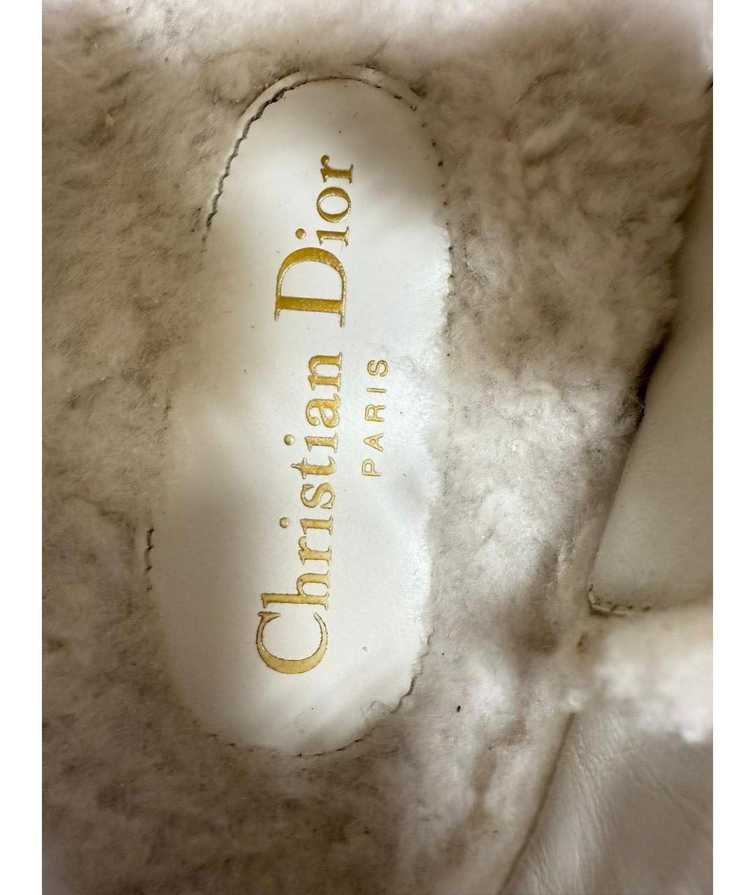 CHRISTIAN DIOR Белые сандалии, фото 8