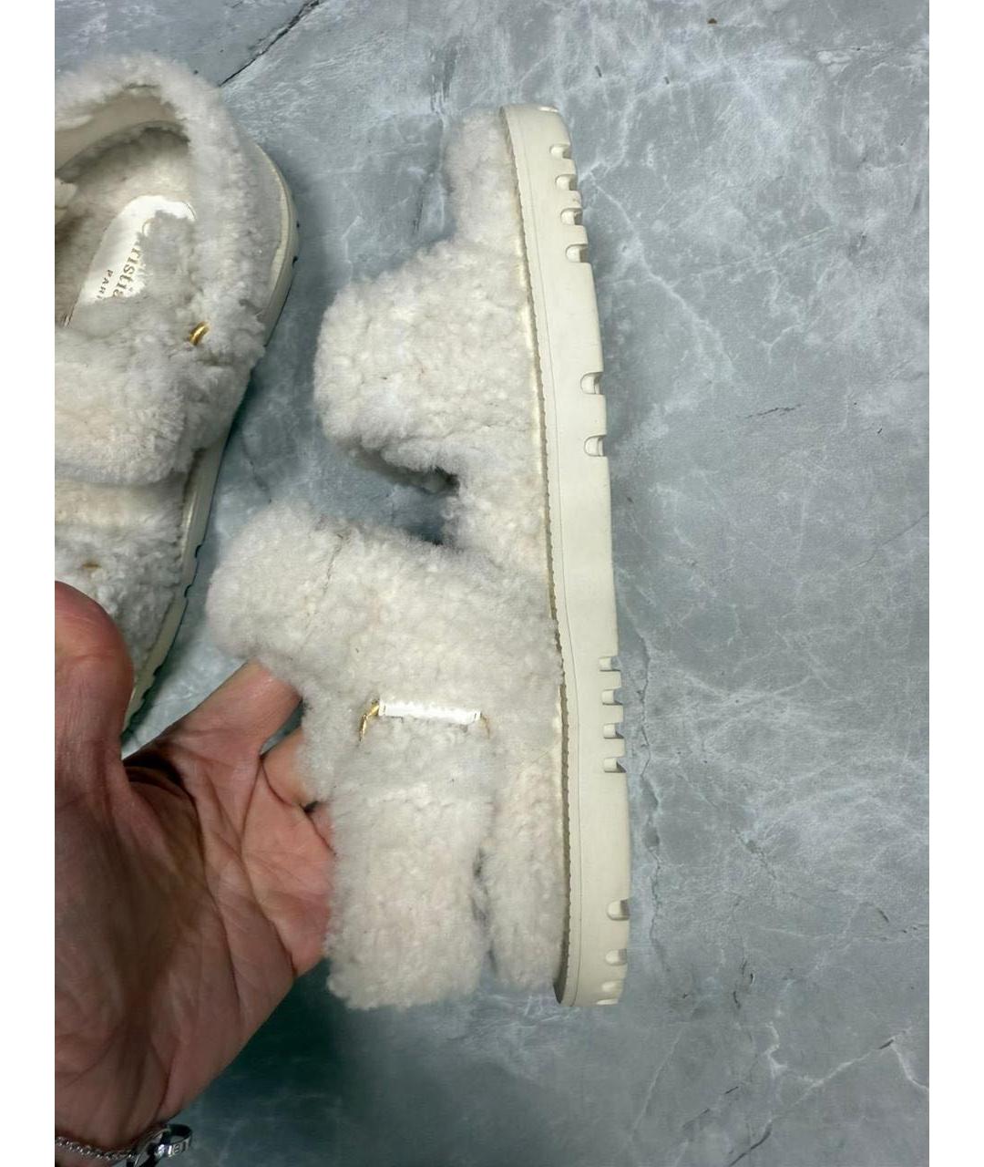 CHRISTIAN DIOR Белые сандалии, фото 9