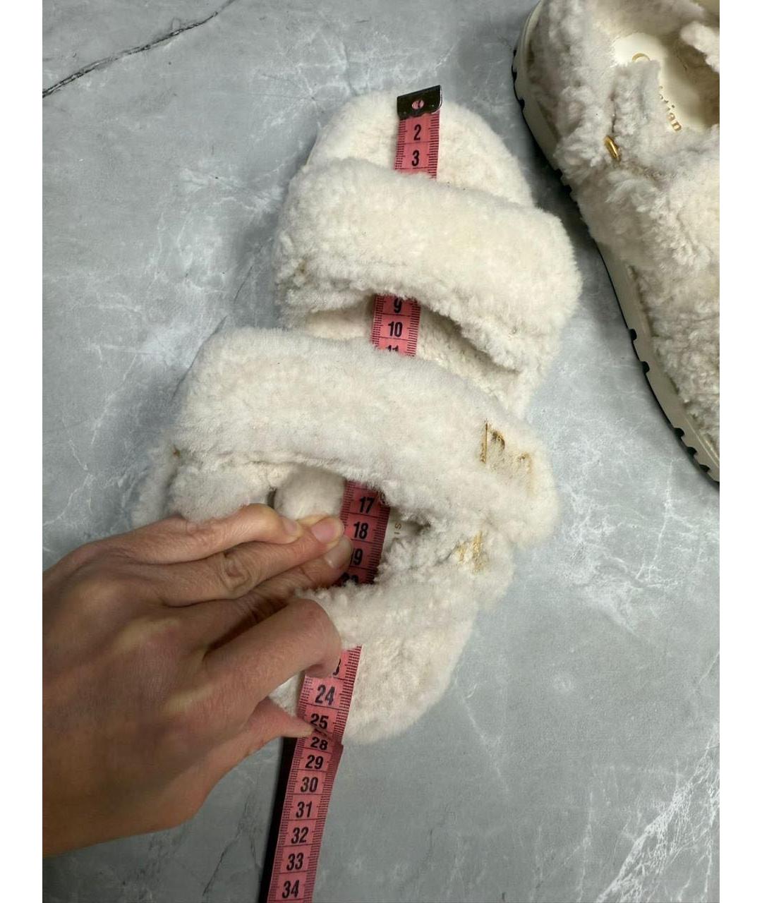 CHRISTIAN DIOR Белые сандалии, фото 6