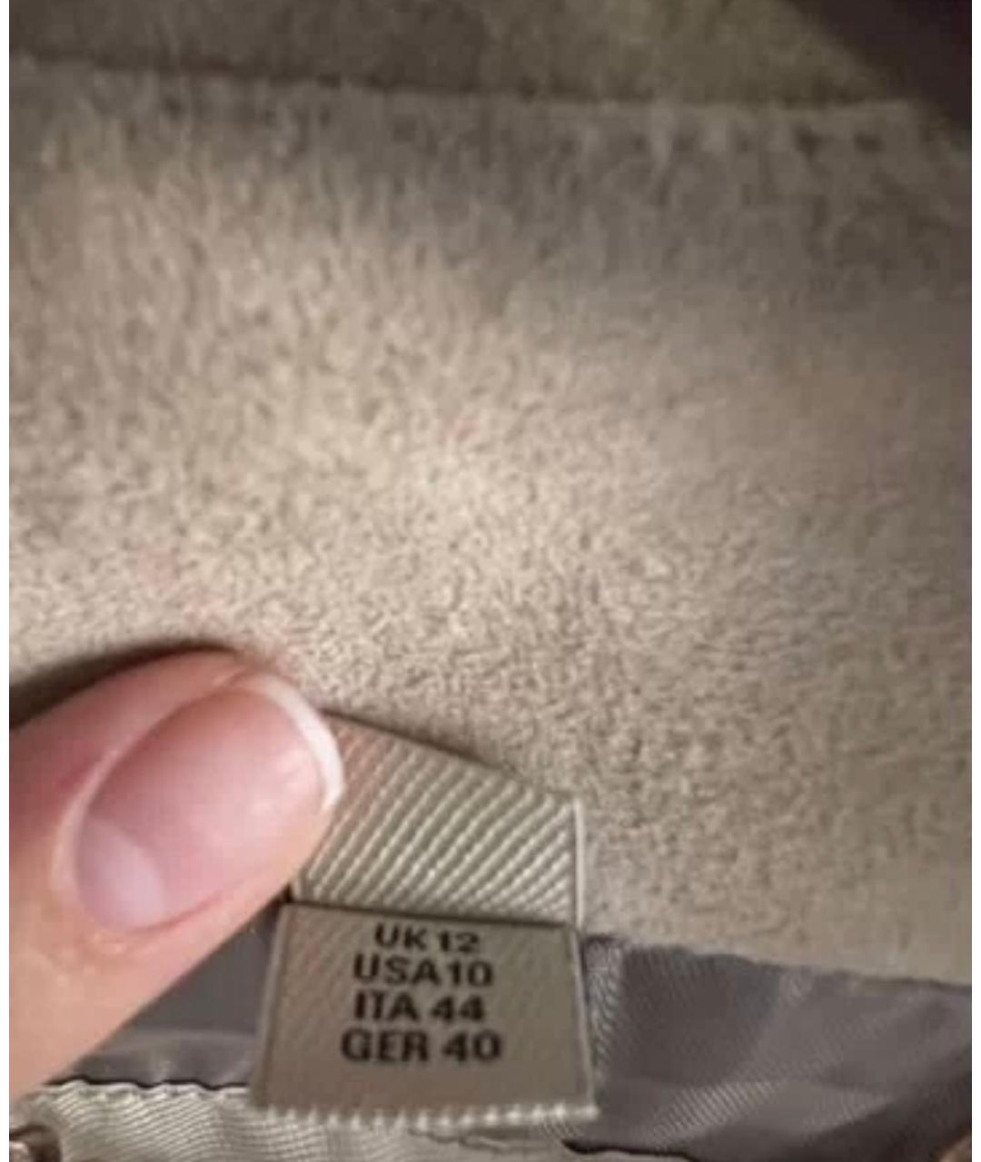 BURBERRY Бежевый замшевый тренч/плащ, фото 5