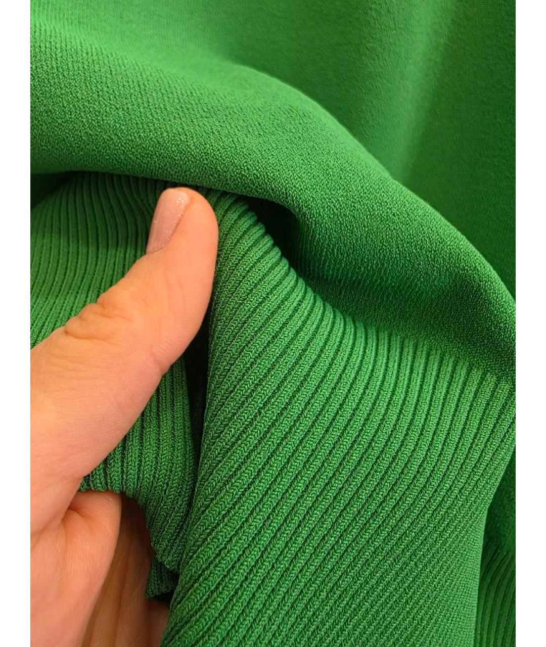 VALENTINO Зеленая вискозная футболка, фото 4