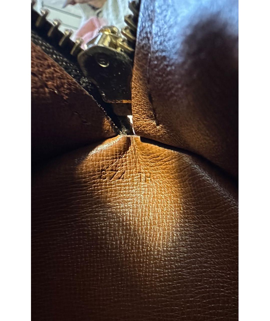 LOUIS VUITTON Коричневая сумка через плечо, фото 7