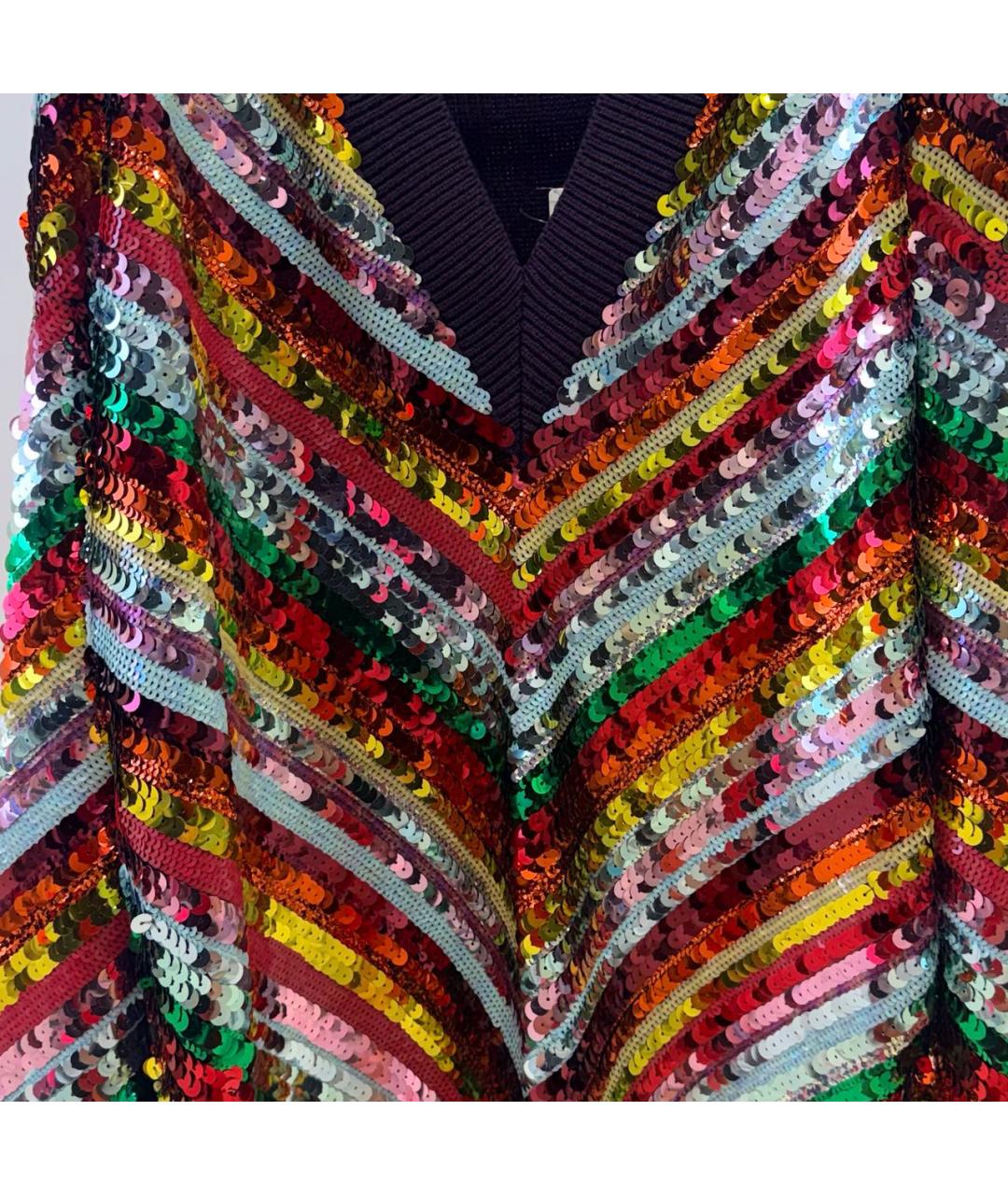 VALENTINO Мульти шерстяной джемпер / свитер, фото 5