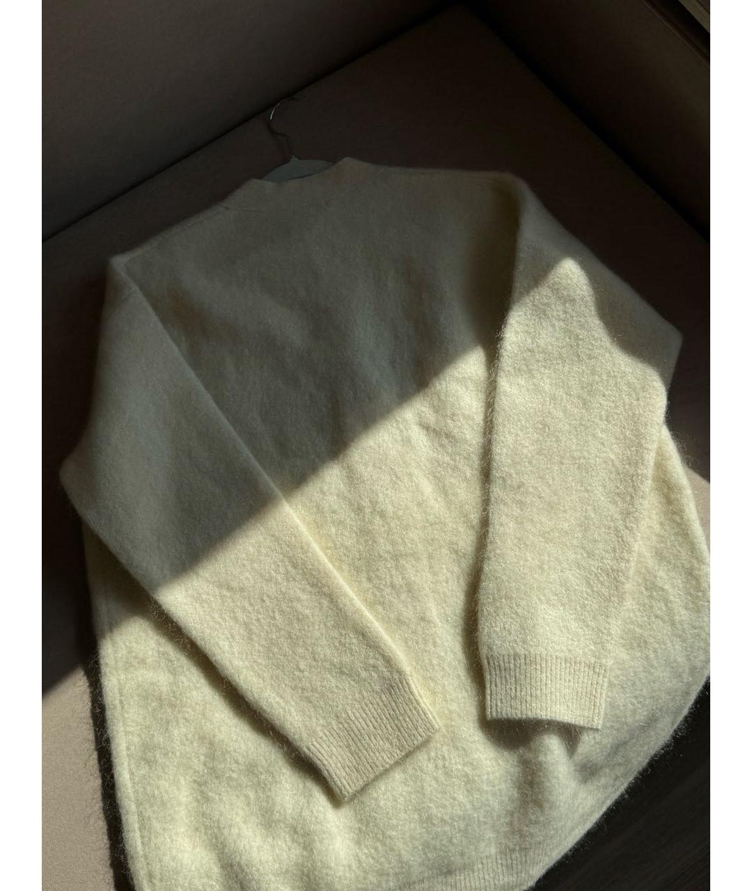 12 STOREEZ Белый шерстяной кардиган, фото 3