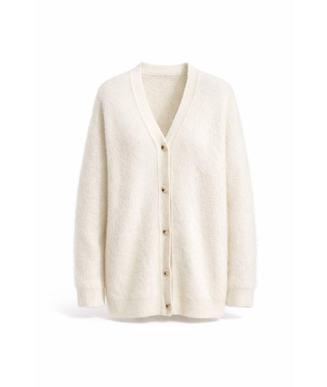 12 STOREEZ Белый шерстяной кардиган, фото 8
