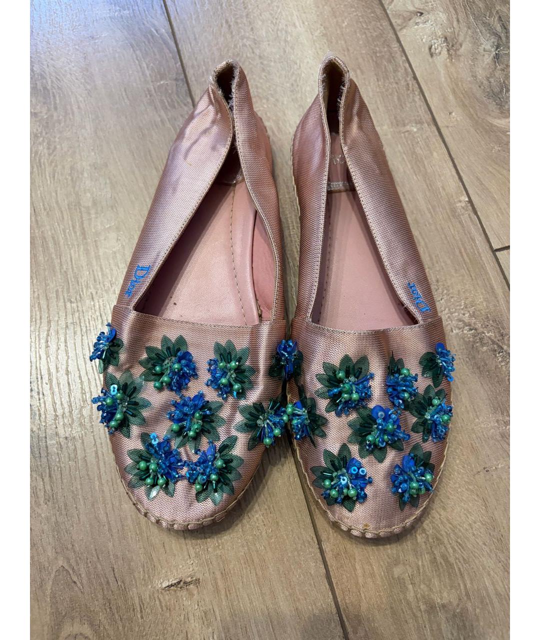 CHRISTIAN DIOR Розовые эспадрильи, фото 2