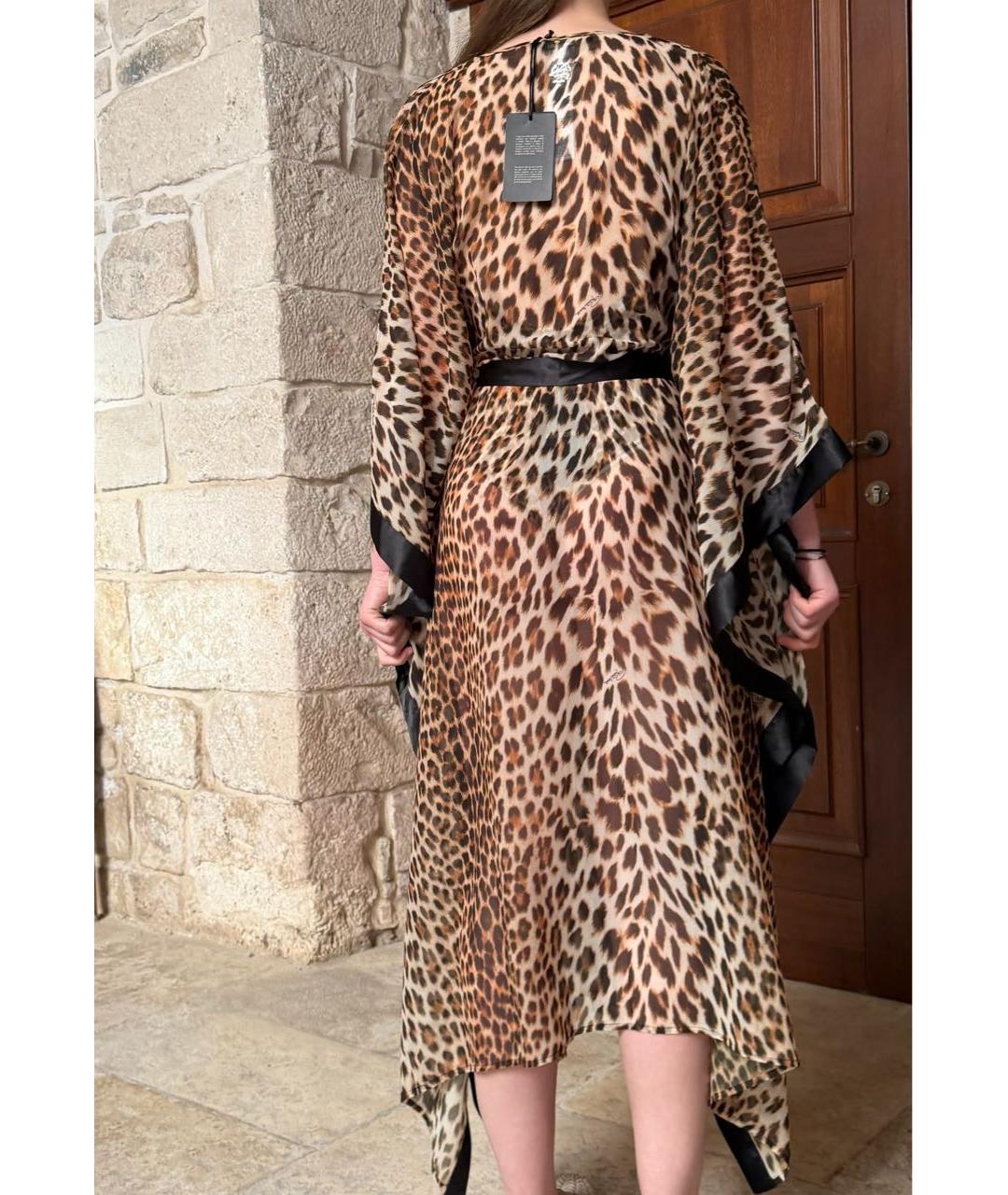 ROBERTO CAVALLI Мульти полиэстеровая туника, фото 2