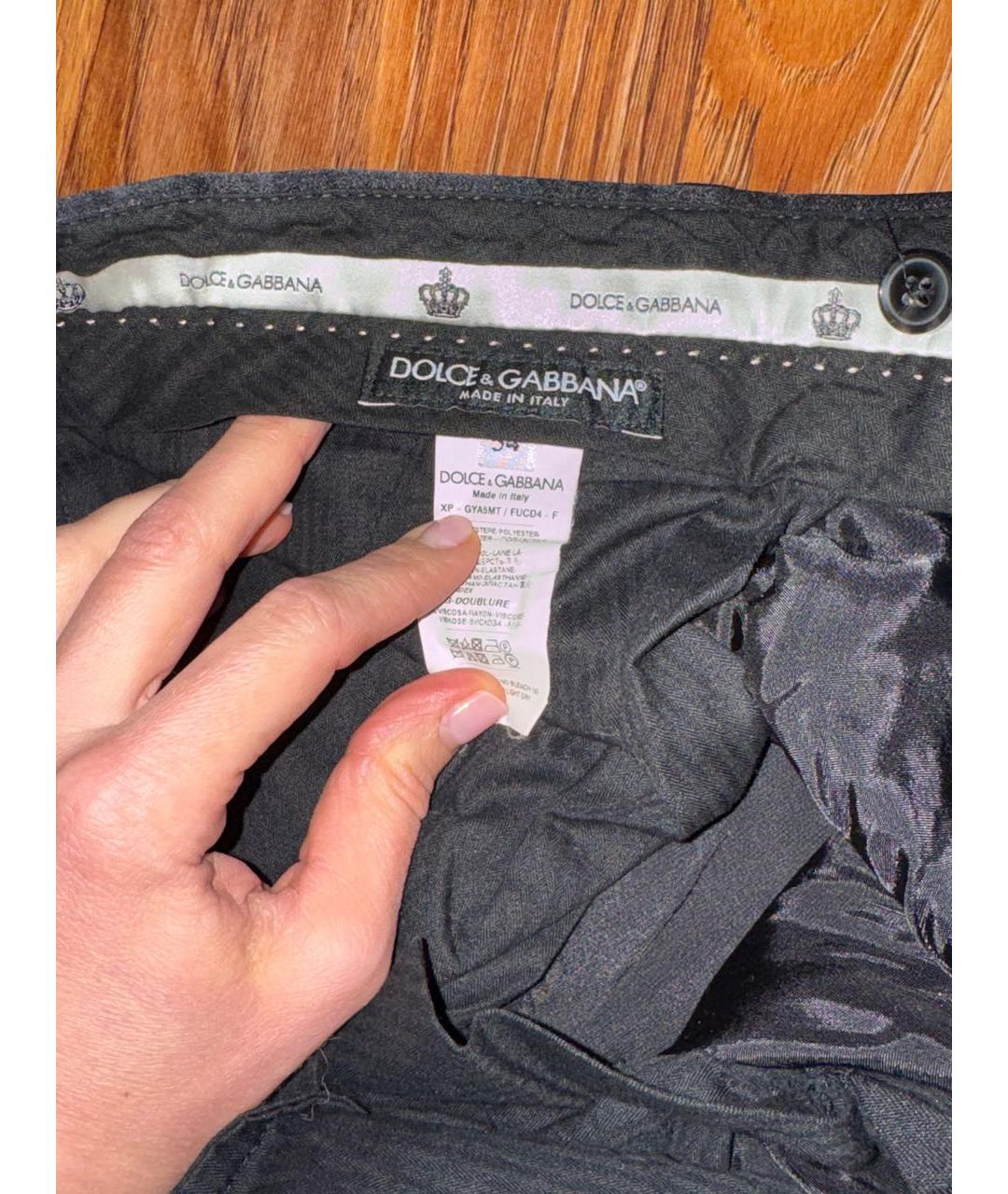 DOLCE&GABBANA Черный хлопковый пиджак, фото 6