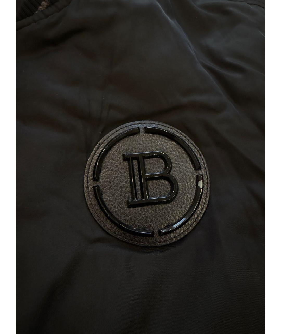 BALMAIN Черная атласная куртка, фото 5