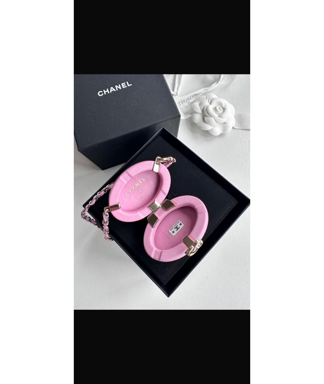 CHANEL Розовый брелок, фото 2