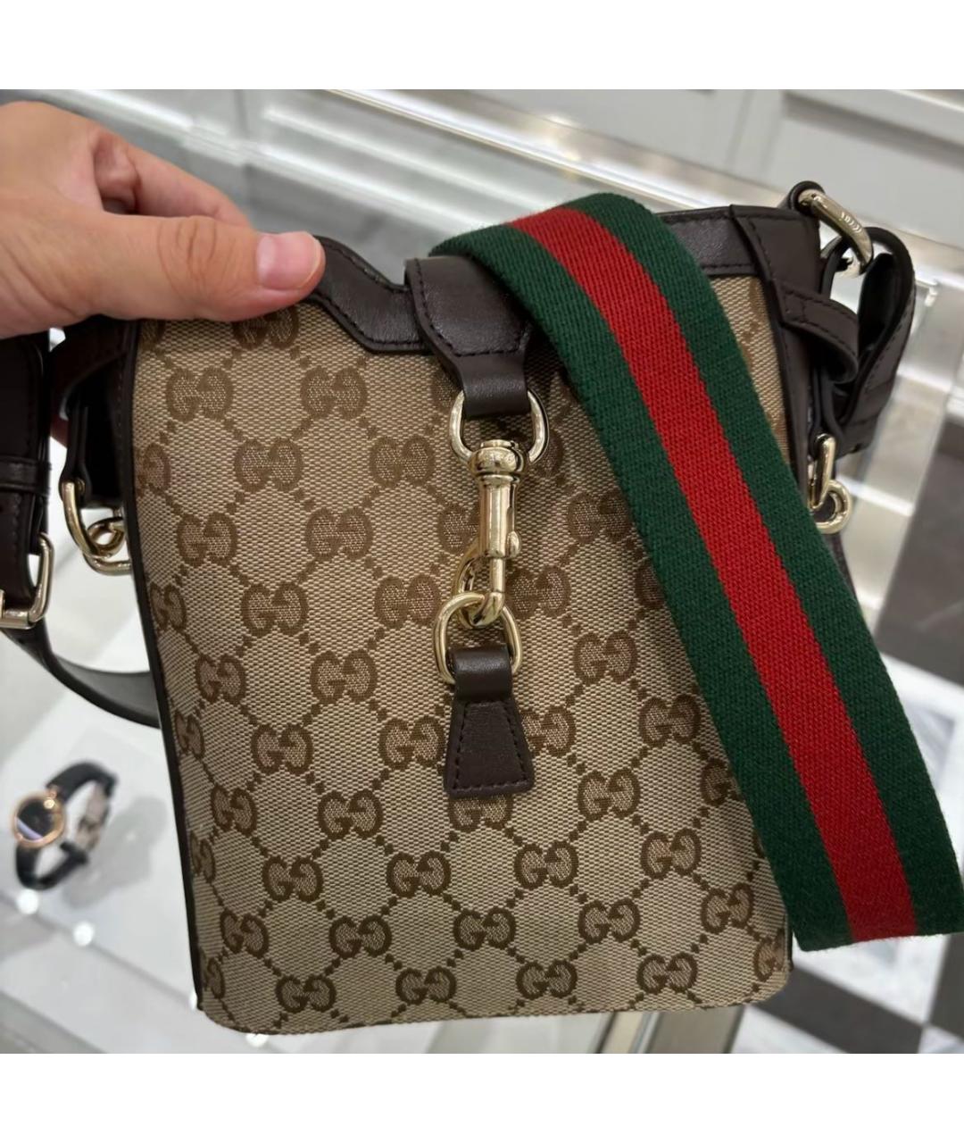 GUCCI Коричневая сумка на плечо, фото 3
