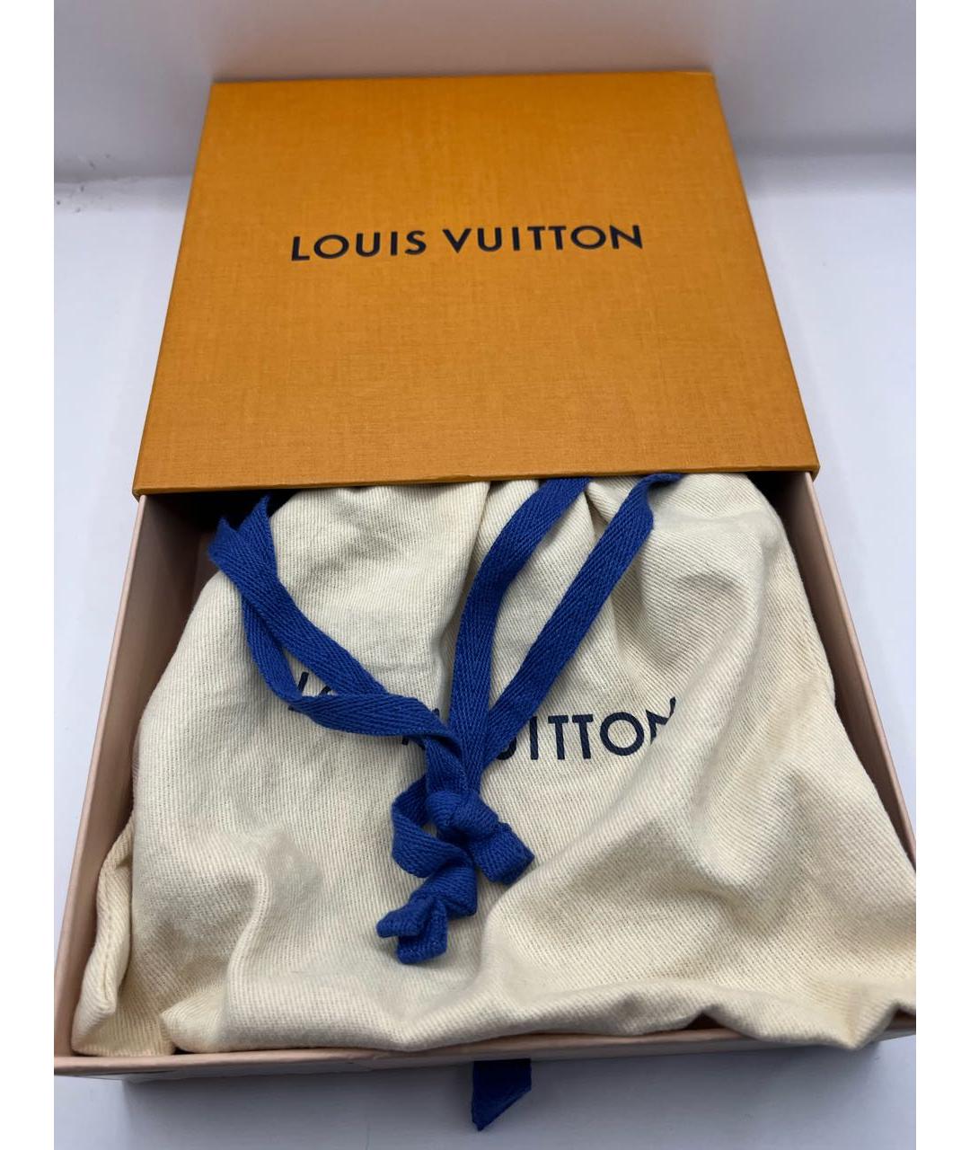 LOUIS VUITTON Коричневый кожаный ремень, фото 8