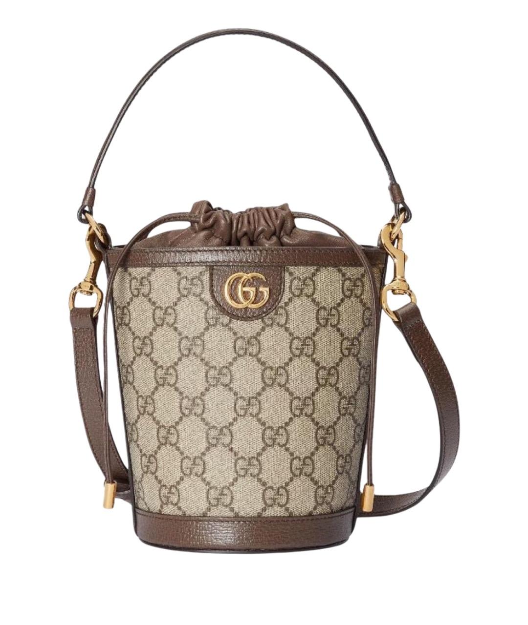 GUCCI Коричневая сумка через плечо, фото 1