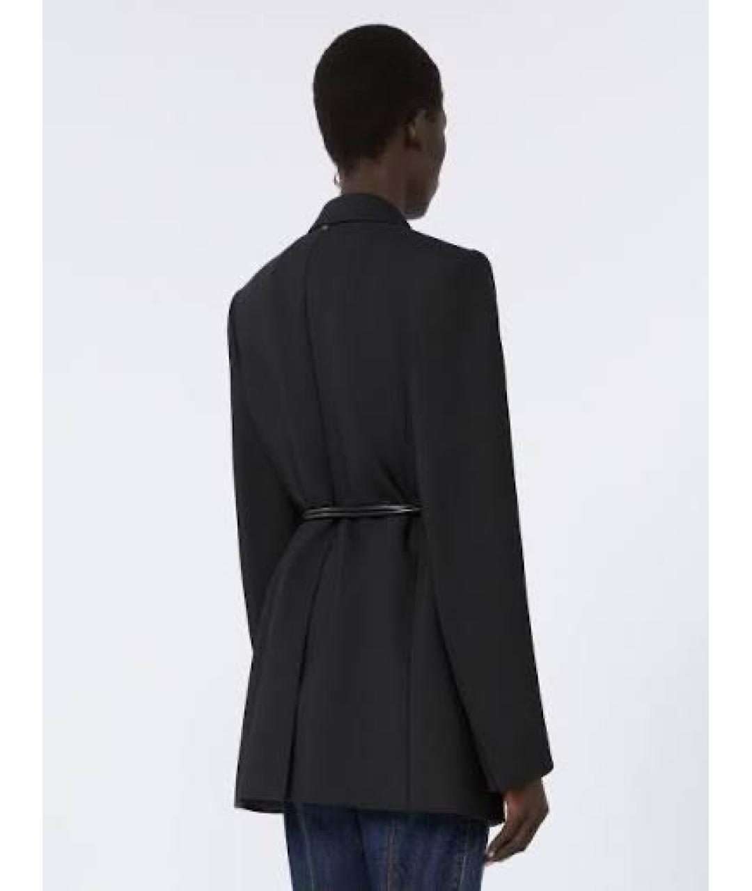 SPORTMAX Черный вискозный жакет/пиджак, фото 2