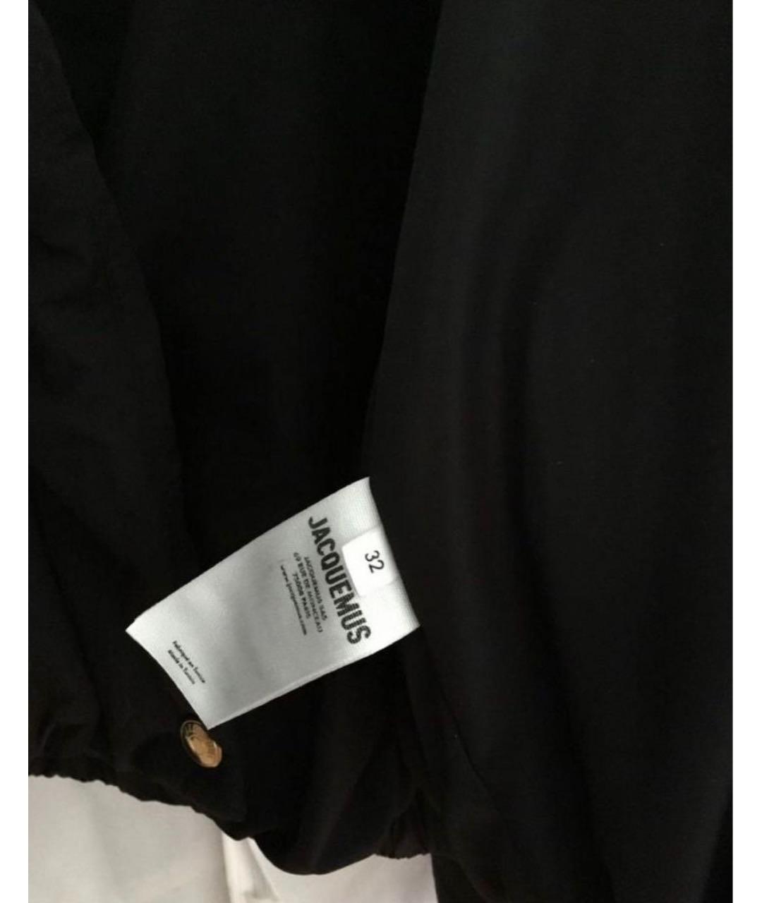 JACQUEMUS Черная полиэстеровая куртка, фото 6