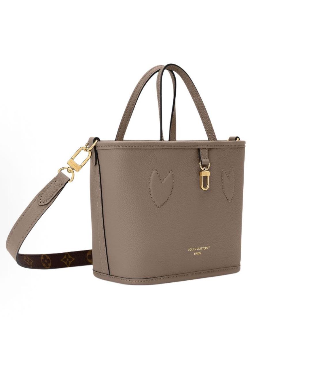 LOUIS VUITTON Коричневая сумка тоут, фото 3