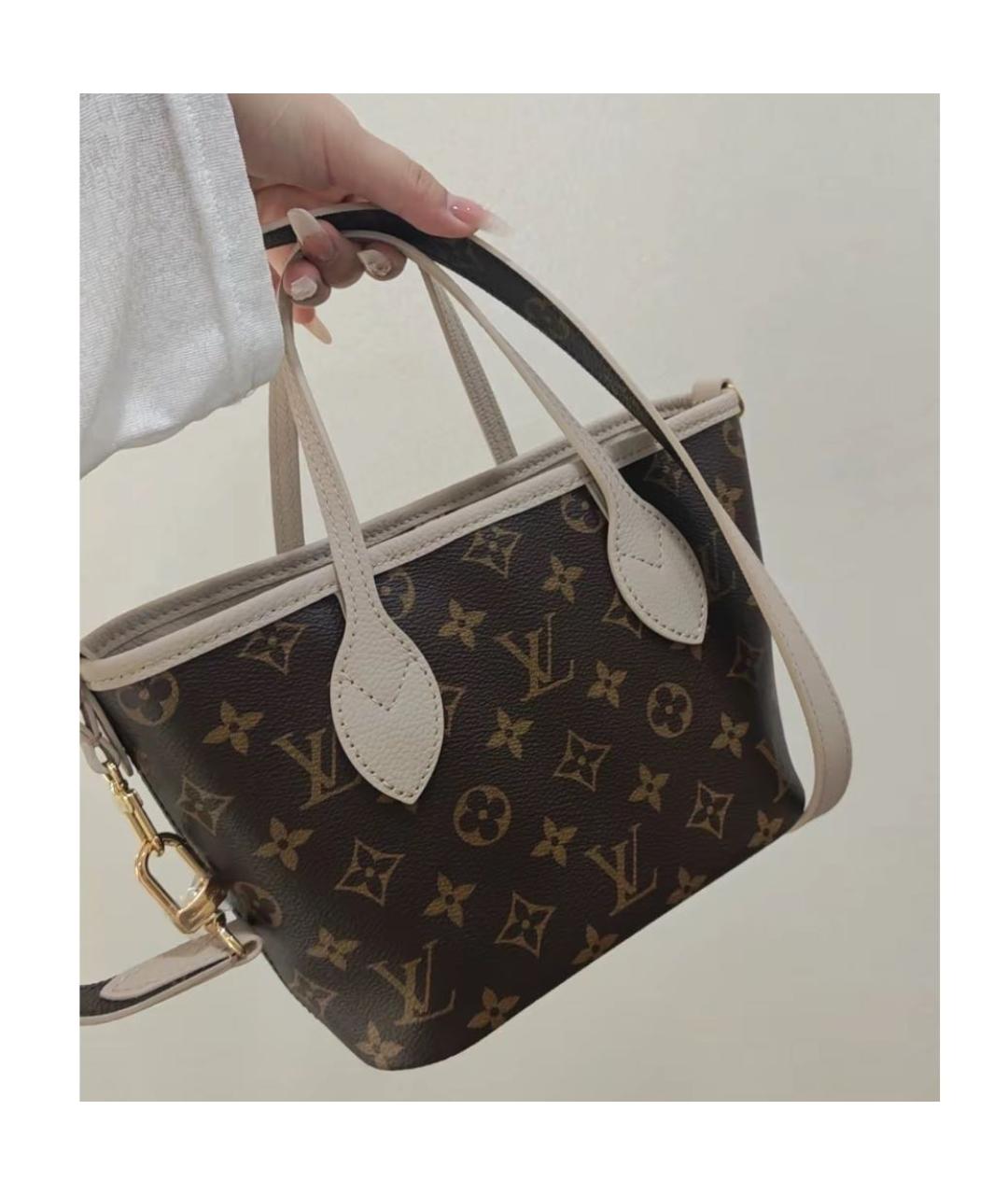 LOUIS VUITTON Коричневая сумка тоут, фото 5