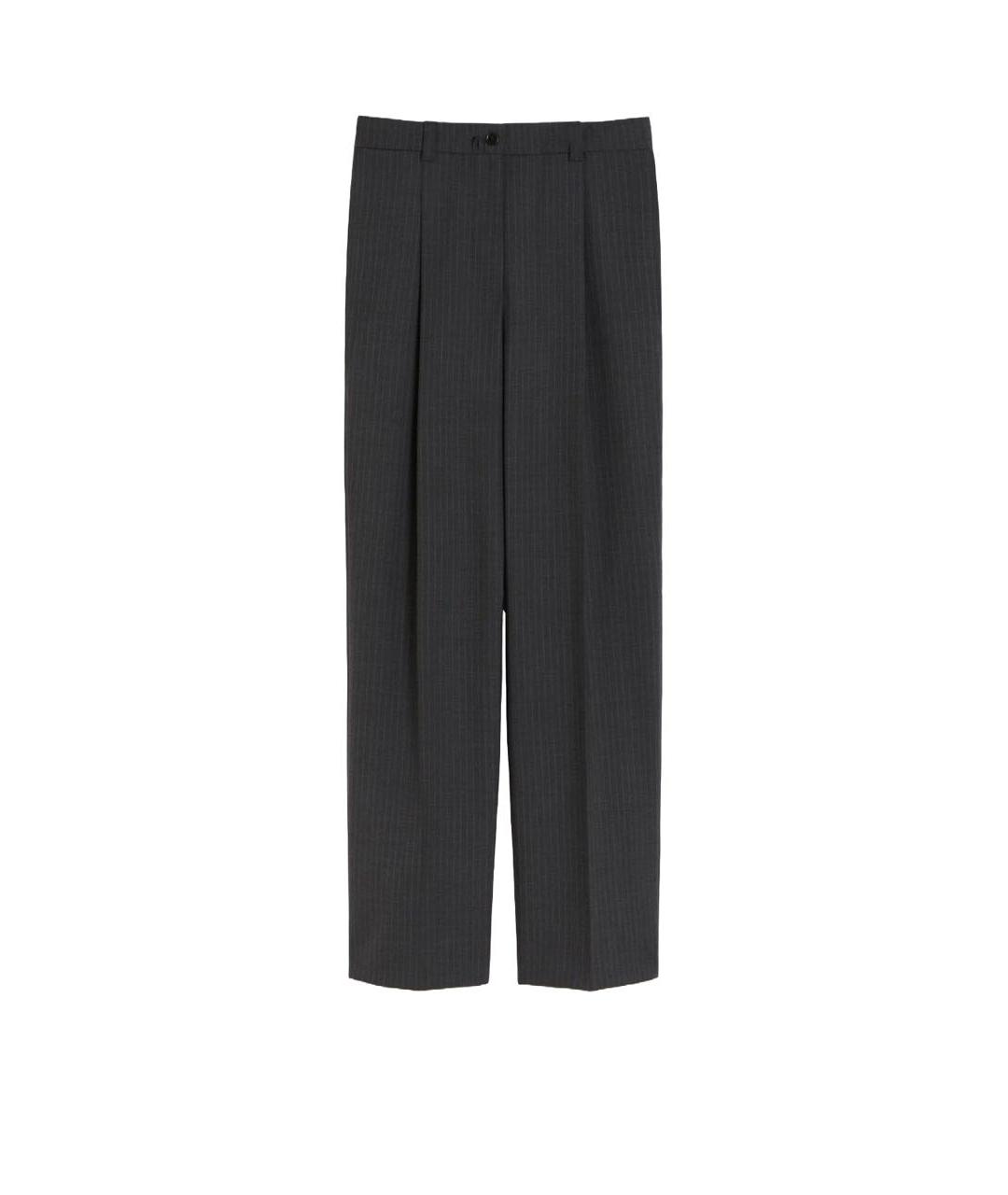 WEEKEND MAX MARA Серый шерстяной костюм с брюками, фото 2