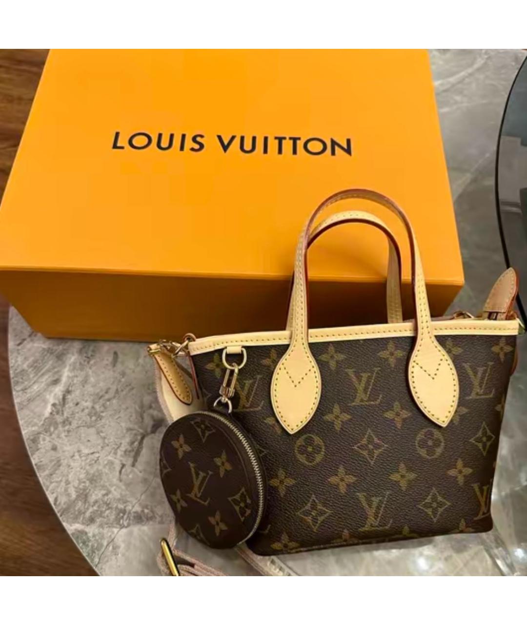 LOUIS VUITTON Коричневая сумка тоут, фото 2