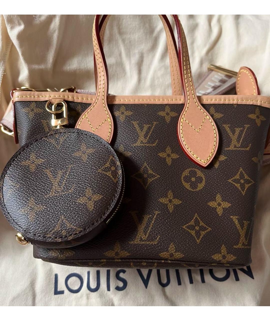LOUIS VUITTON Коричневая сумка тоут, фото 4
